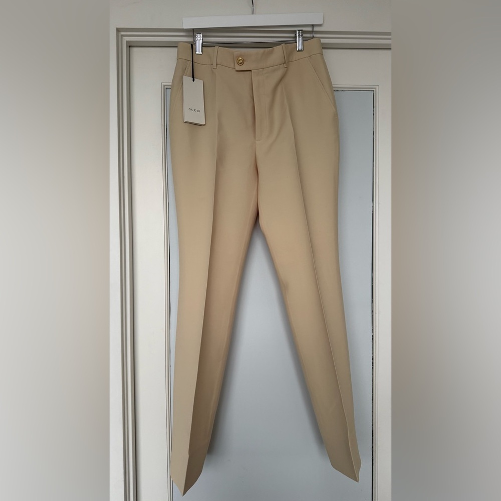 Gucci NWT silk and wool blended Trousers - Picture 4 of 8